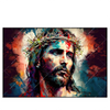 Xxl Wandbild Jesus Christus Mit Dornenkrone Querformat Produktvorschau Frontal