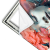 Xxl Wandbild Jolanda Frau Mit Blumen Im Haar Querformat Materialvorschau