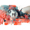 Xxl Wandbild Jolanda Frau Mit Blumen Im Haar Querformat Motivvorschau