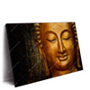 Xxl Wandbild Laechelnder Buddha In Gold Querformat Produktvorschau Seitlich