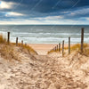 Xxl Wandbild Nordseekueste Wolken Hochformat Zoom