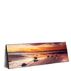 Xxl Wandbild Sonnenuntergang Am Strand Mit Felsen Panorama Produktvorschau Seitlich