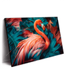 Xxl Wandbild Tropischer Flamingo Traum Querformat Produktvorschau Seitlich