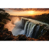 Xxl Wandbild Wasserfall Bei Abendsonne Querformat Motivvorschau