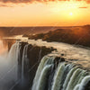 Xxl Wandbild Wasserfall Bei Abendsonne Querformat Zoom