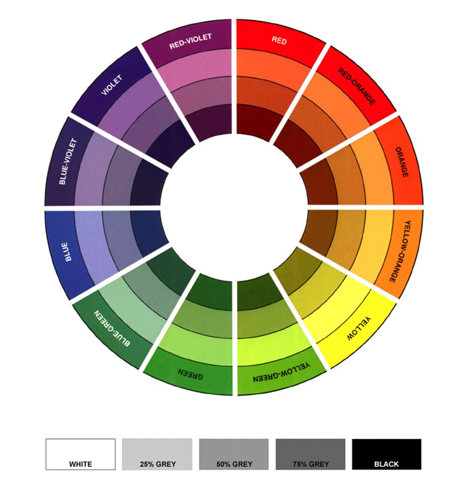 Theory Of Color - 12 Colour Wheel