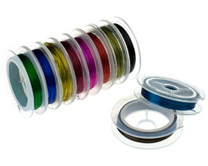 Beading Cord Threads Wires - Assorted Colour Copper Beading Wire