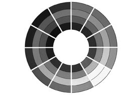 Theory Of Colour - Achromatic Greyscale Scheme