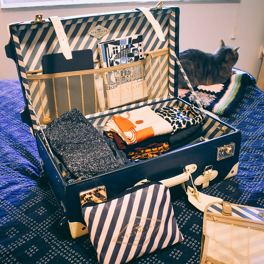 How to Pack Simply by SteamLine Luggage - photo by Christine Csencsitz, Cats & Coffee