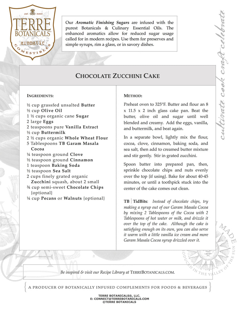 Chocolate Zucchini Cake