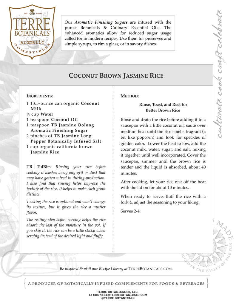 Coconut Brown Jasmine Rice