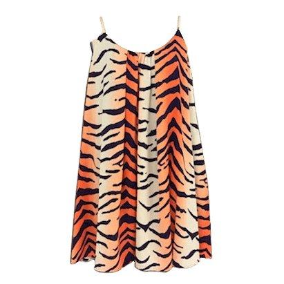 orange tiger dress