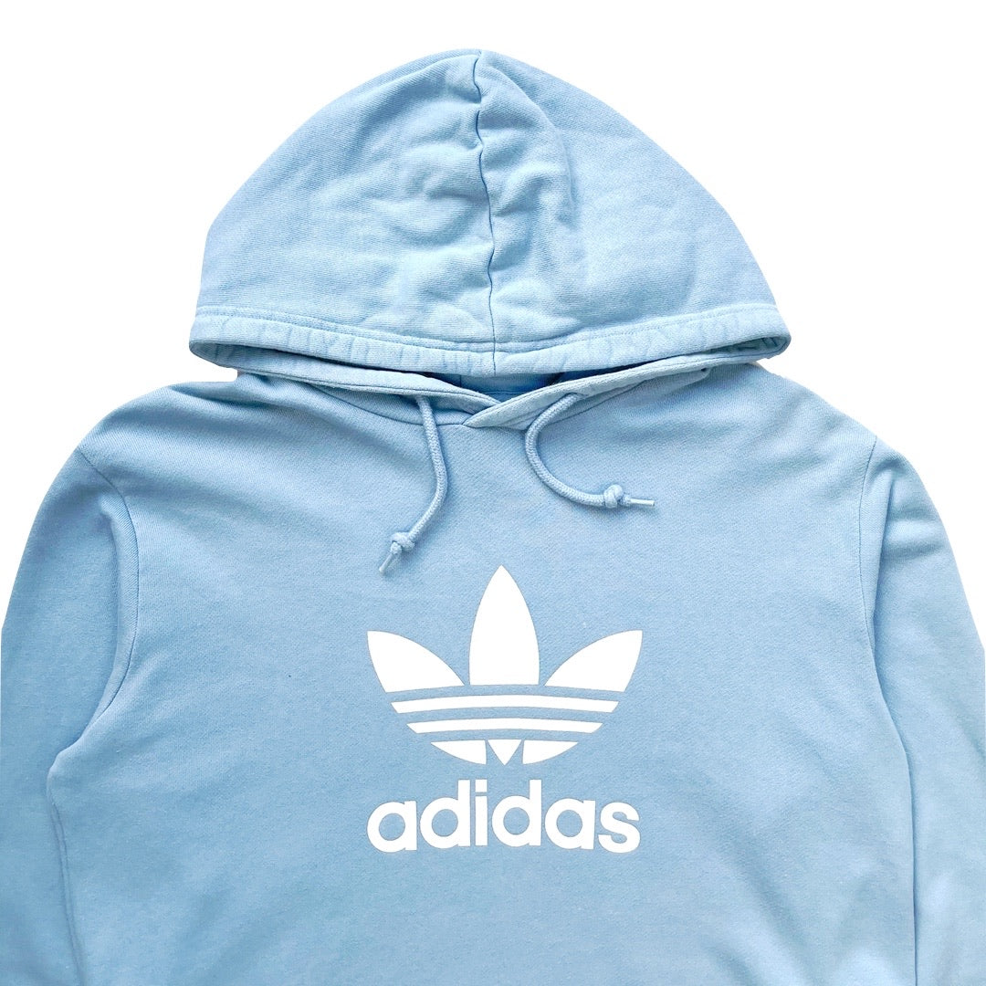 Adidas Baby Blue Hoodie Sweatshirt | We