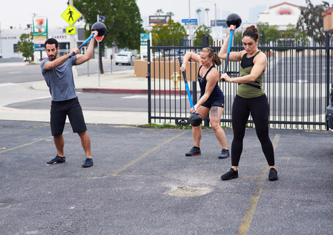 shoulder mobility and explosive core strength with the Core Hammer