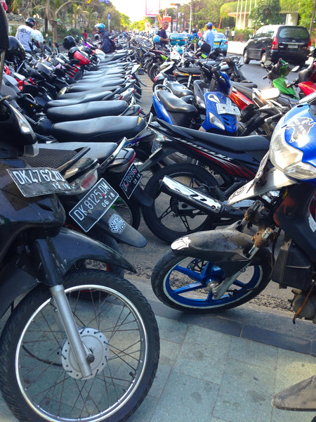 Motorbike parking, Kuta, Bali