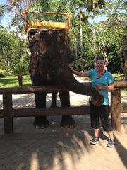 Elephant ride, Bali