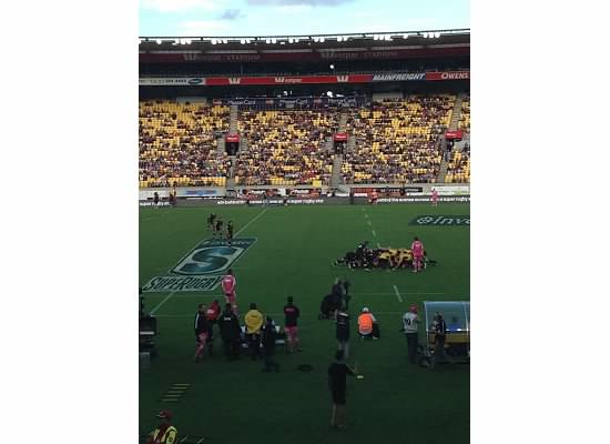 Hurricanes and Kings scrum, Westpac Stadium, Wellington, New Zealand