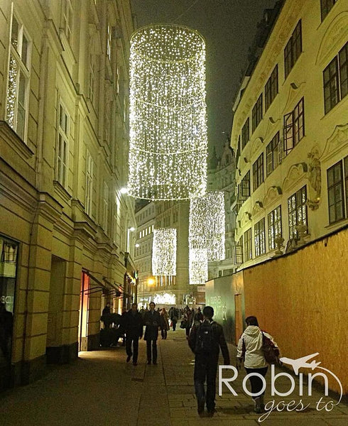 Street chandeliers, Vienna, Austria