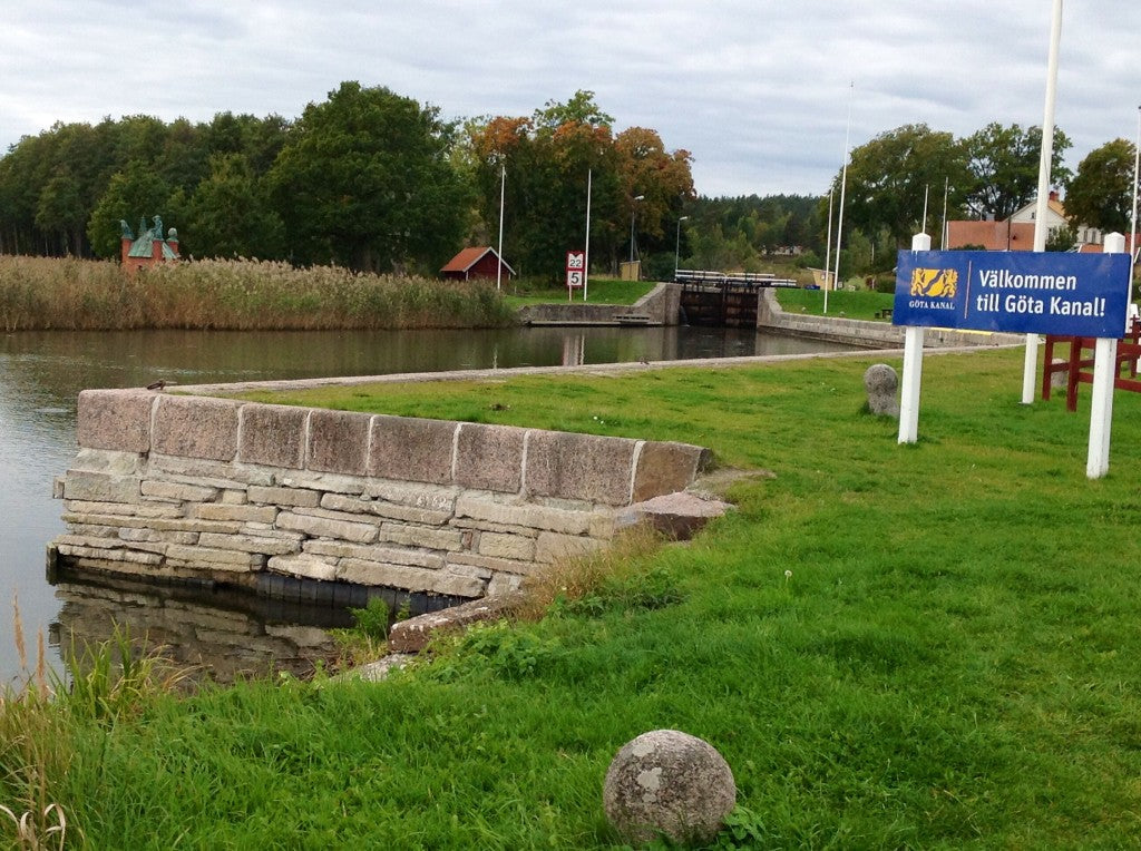 Göta Canal entrance, Sweden