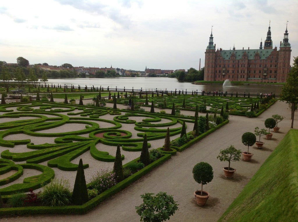 Baroque gardens of Frederiksborg Castle, Denmark