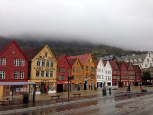 Bryggen area, Bergen, Norway