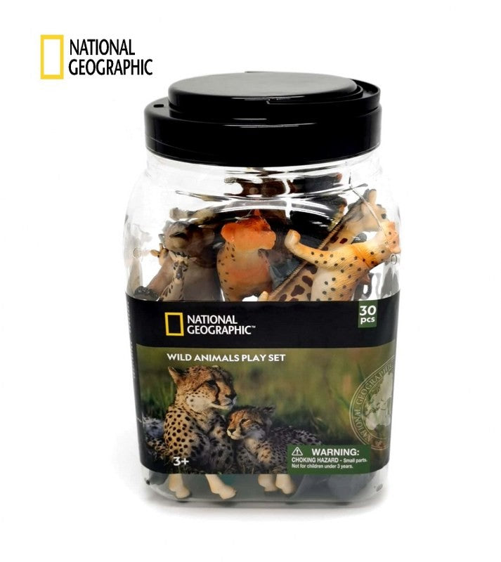 National Geographic 30 pcs Set Wild Animals - NCD02001 – Bebek Babyshop