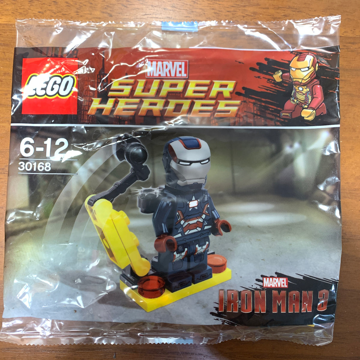 LEGO Iron Patriot / Gun Mounting System polybag 30168 Marvel Minifigure NEW 