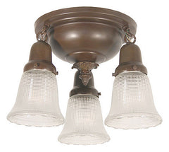 Handmade Brown Patina Flush Mount Lighting