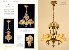 art deco lighting