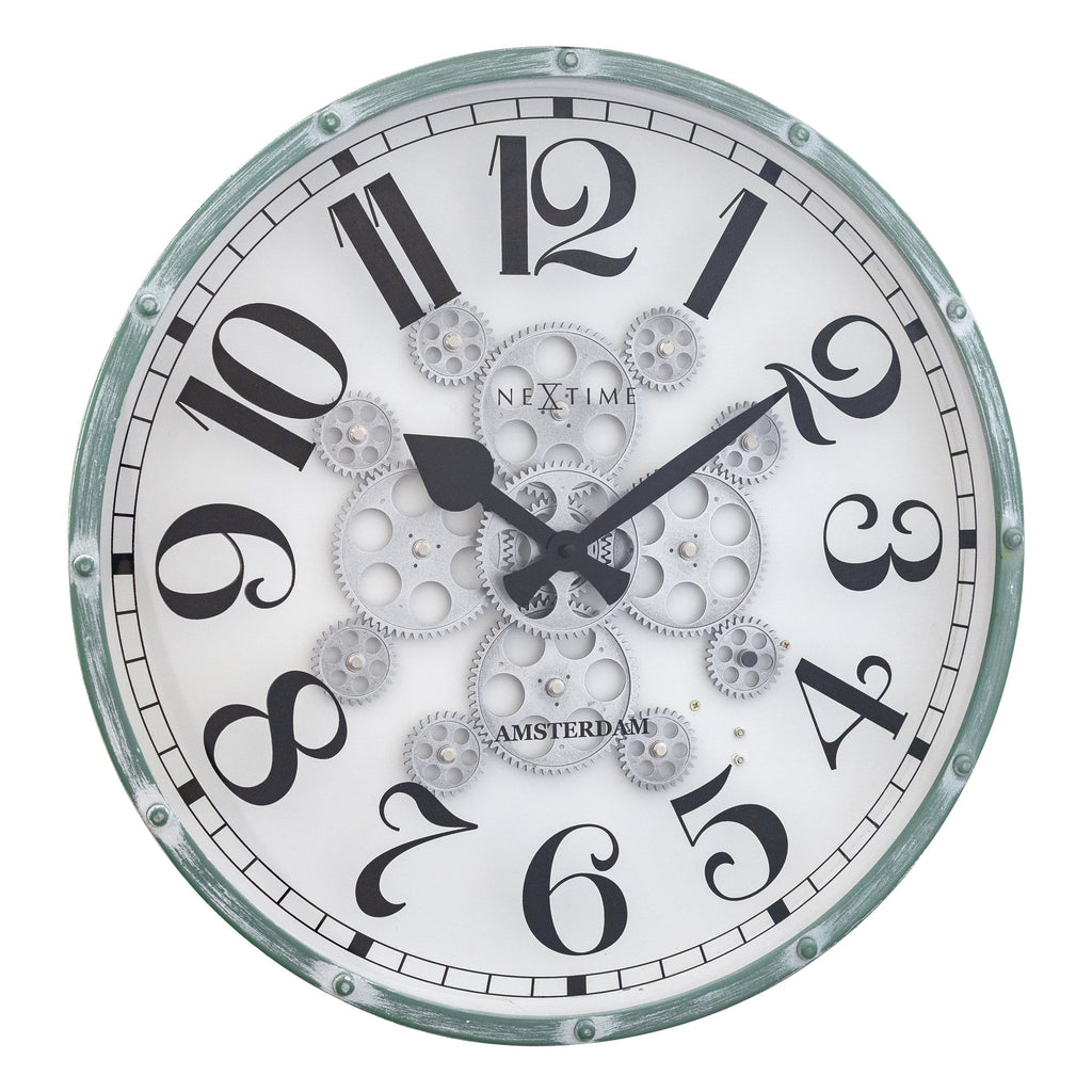 Vervoer Verheugen renderen Wooden Clock - large (50cm) - NeXtime - Silent movement - Manchester