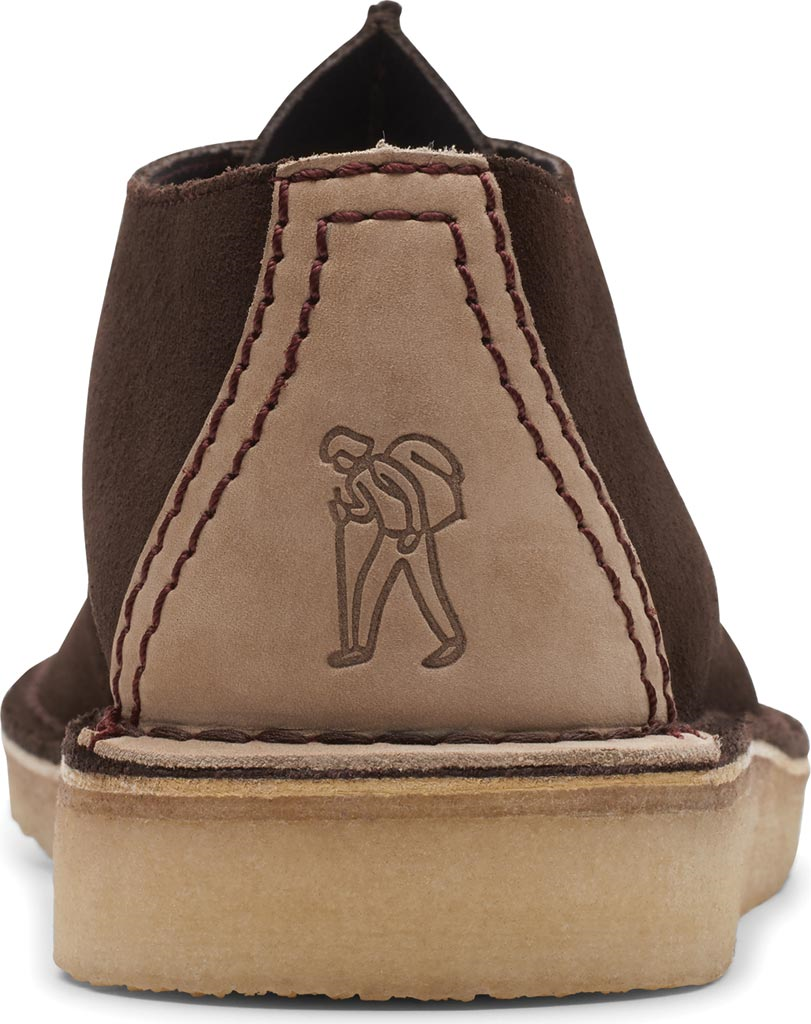 mens clarks originals brown desert trek shoes