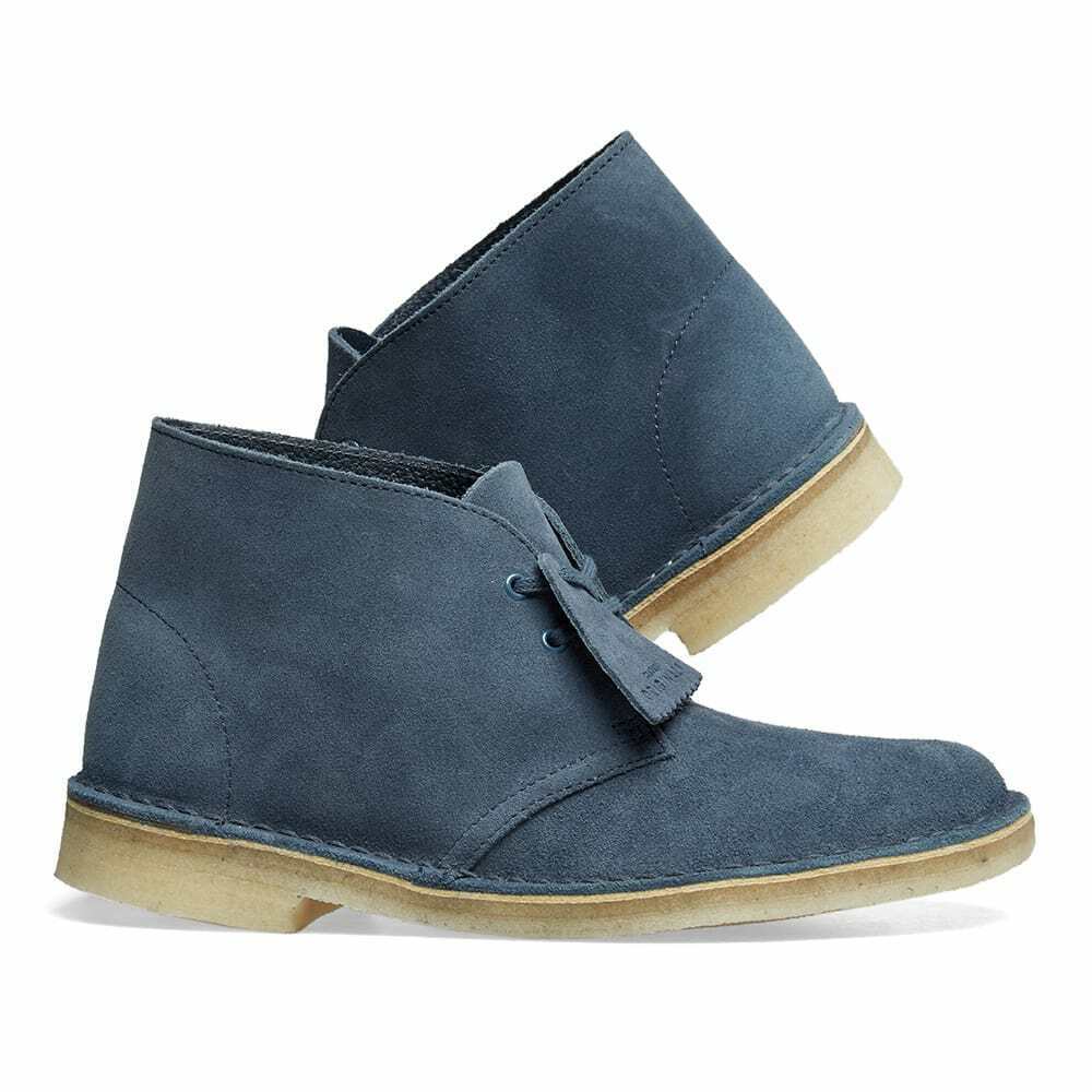 clarks mens blue boots