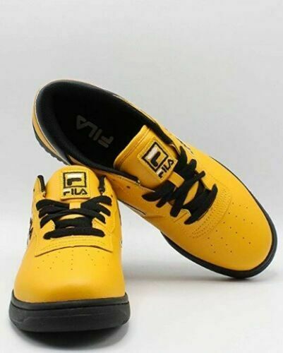 fila black and gold sneakers