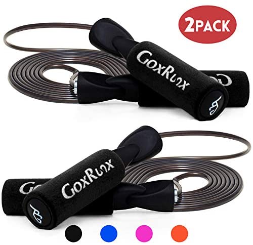 Details about   Speed Jump Rope Skipping Adjustable Steel Wire Cord for Fitness Exercise CF 