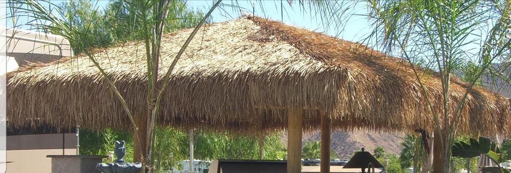 4' x 8' Thatch Panel Mexican Palm Tiki Bar Roof Pool Cabana Hut Commercial Grade 