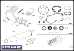 IAME X30 Exhaust Group