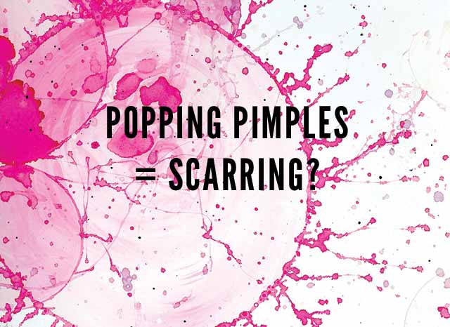 blog popping pimples