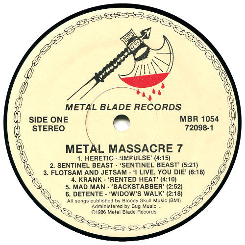 Various - Metal Massacre VII (LP, Comp) (NM or M-)