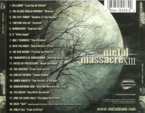 Various - Metal Massacre XIII (CD, Comp) (NM or M-)