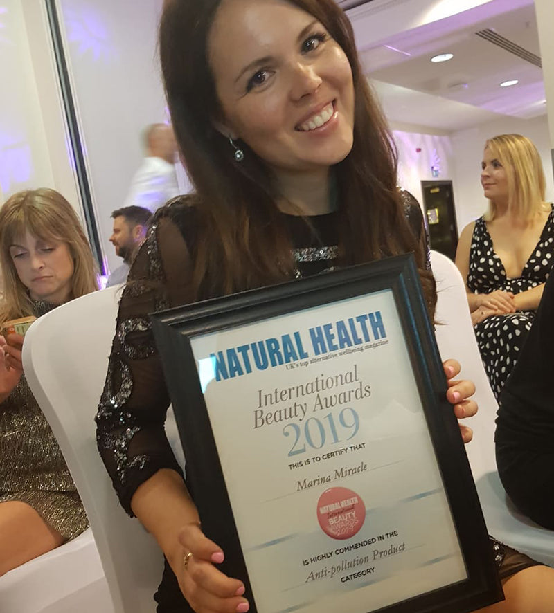Marina Miracle Natural Health Awards winner