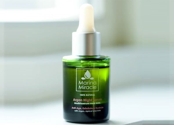 kamilla haaland tester marina miracle argan night serum