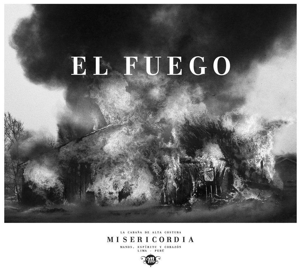 Photographie El fuego T-shirt Collection Misericordia photo impressionnante maison en feu