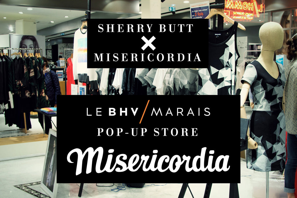SHERRY BUTT X MISERICORDIA X BHV MARAIS une collaboration exclusive sous le signe de la mode et de l'épicurisme 