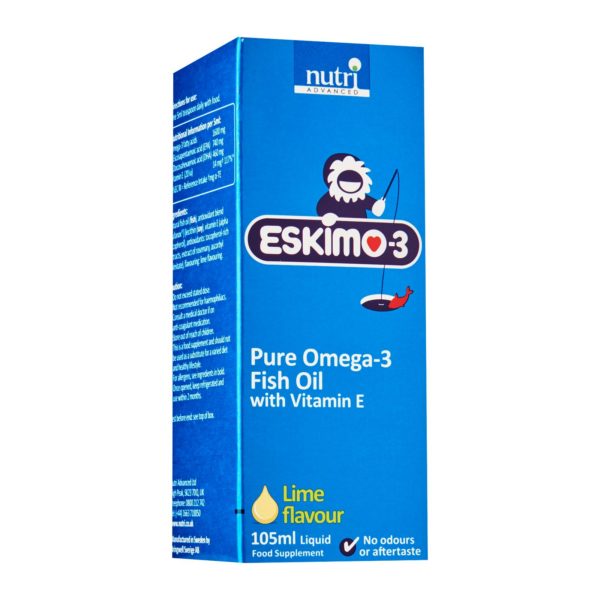 Eskimo 3 Ultra-Pure Omega-3 Fish Natline105 Caps - Nature's Glory Singapore