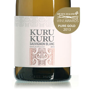 Kuru Kuru Sauvignon Blanc 2013 Gold Medal at Air New Zealand 2013 Wine Awards