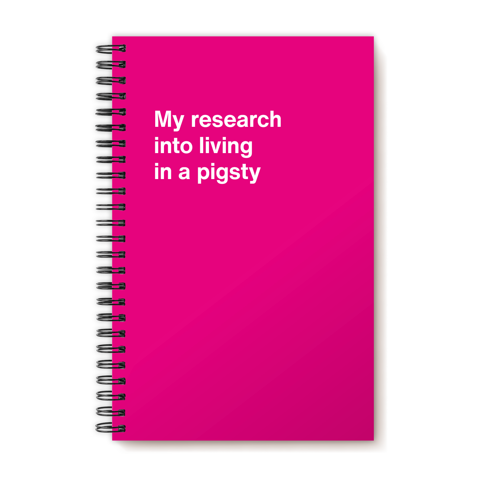 My research into living in a pigsty