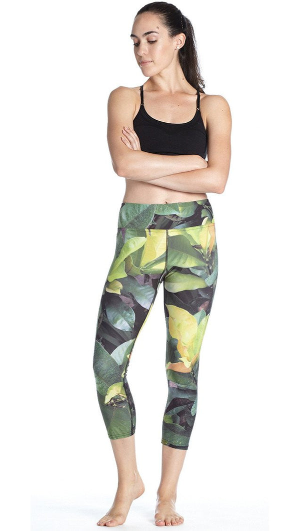 Foliage Eagle Rock Werkshop® Capri Length Performance Leggings 