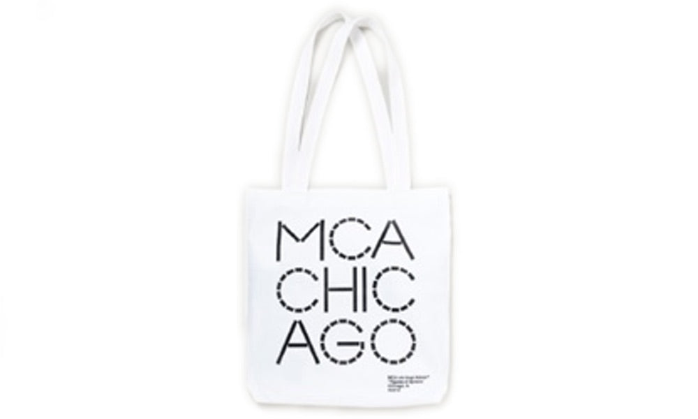 virgil abloh x mca tote bag white