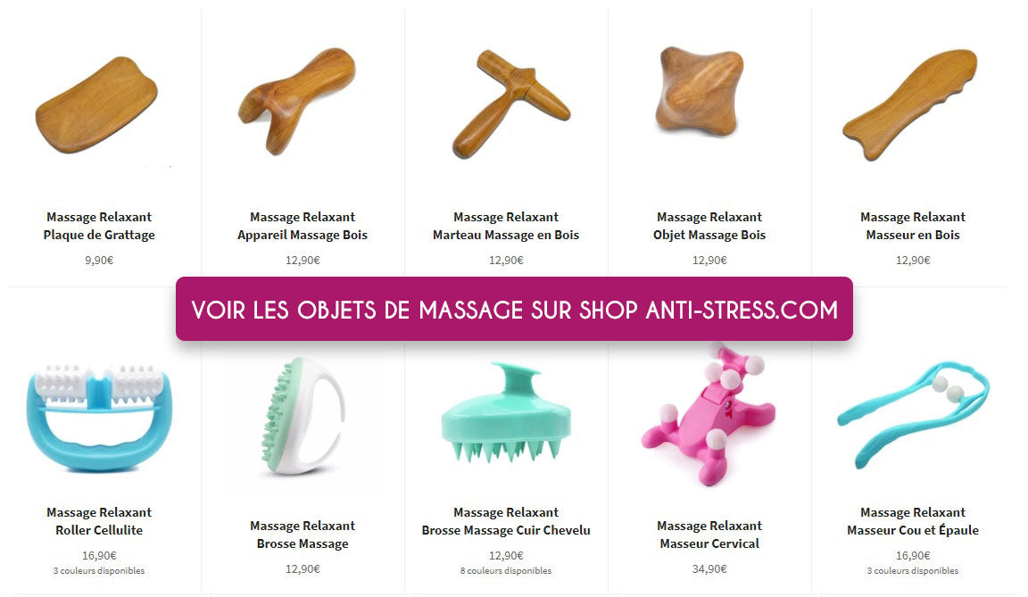 collection objet massage relaxant