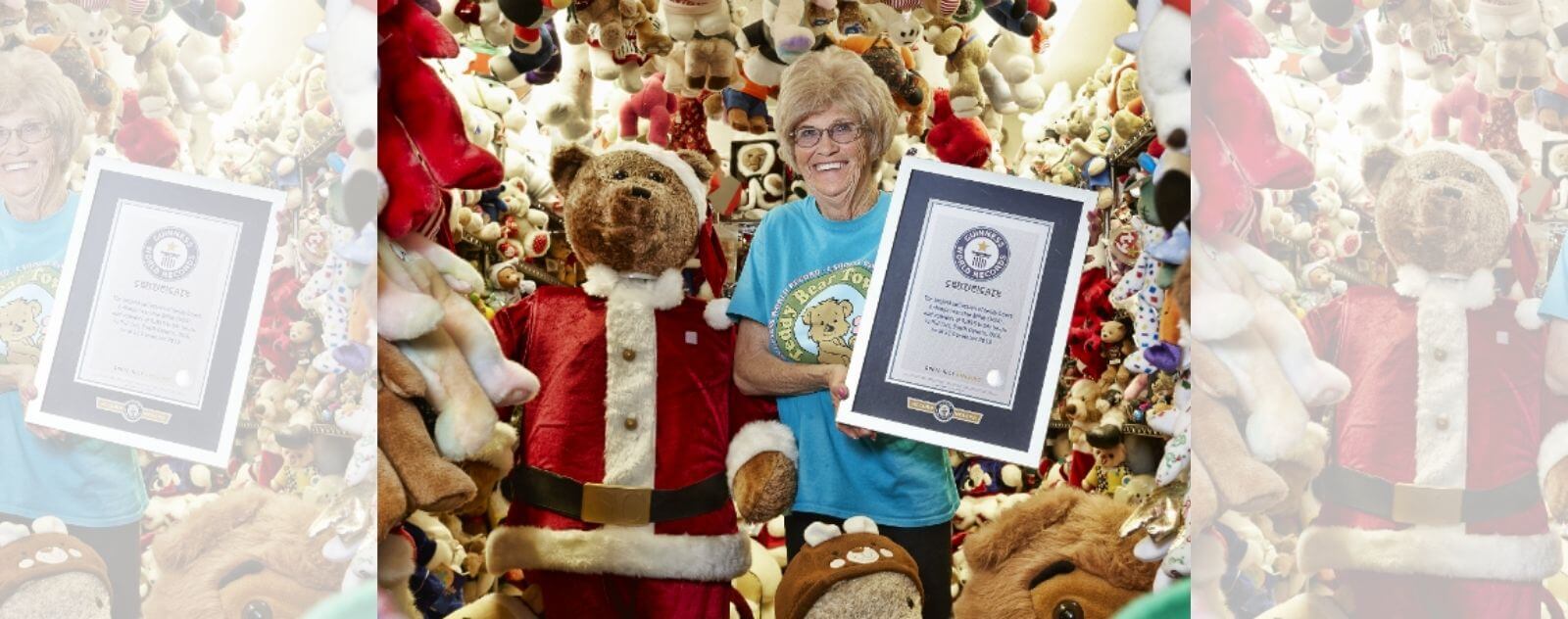 Le Record Officiel de la Plus Grande Collection de Peluche du Guinness World Record 2018